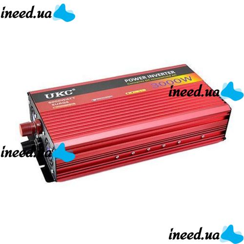 Автомобільний перетворювач напруги UKC BR-3000M 24V-220V 3000W авто інвертор з функцією плавного пуску