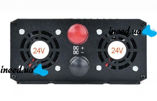 Автомобільний перетворювач напруги UKC BR-3000M 24V-220V 3000W авто інвертор з функцією плавного пуску