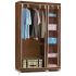 Тканевый шкаф-органайзер для вещей Storage Wardrobe HCX 88105 brown 105*45*175 см  KM-105