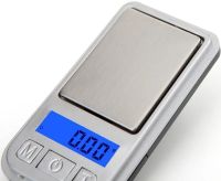 Mini Pocket Jewelry Electronic Scales 0.1-200 g NEW 398i with LCD Display, Portable Compact Digital Scales with Backlight and Case 7.2X4.1 cm