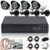 Video Surveillance Kit UKC DVR KIT CAD D001 2MP\4CH 4-channel, Set of outdoor 4 cameras for outdoor surveillance 7004