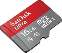 microSD SanDisk Ultra 16GB Class 10 Memory Card with SDHC Adapter SDXC adapter