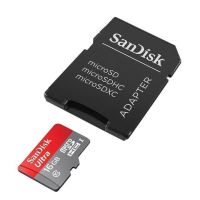 microSD SanDisk Ultra 16GB Class 10 Memory Card with SDHC Adapter SDXC adapter