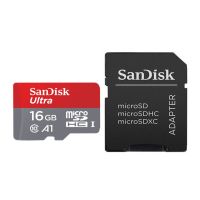 microSD SanDisk Ultra 16GB Class 10 Memory Card with SDHC Adapter SDXC adapter