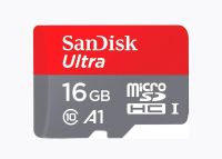 microSD SanDisk Ultra 16GB Class 10 Memory Card with SDHC Adapter SDXC adapter