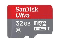 SanDisk Ultra 32GB class 10 microSD card with SDHC adapter SDXC adapter