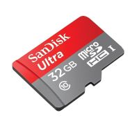 SanDisk Ultra 32GB class 10 microSD card with SDHC adapter SDXC adapter