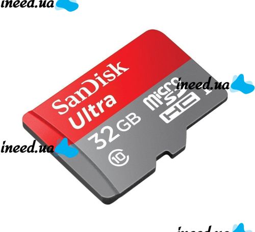 SanDisk Ultra 32GB class 10 microSD card with SDHC adapter SDXC adapter