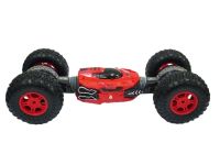 Stunt car shifter Dance Monster RQ-2028 Red on radio control, Transformer all-terrain vehicle on the control panel, Red