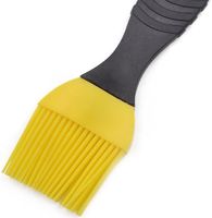 Набір кондитерських силіконових кистей Better Brush з 3 штук з пластиковою ручкою для змазування їжі, випічки, кулінарні пензлики для кухні Жовті