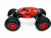 Stunt car shifter Dance Monster RQ-2028 Red on radio control, Transformer all-terrain vehicle on the control panel, Red
