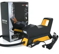 Автомобільний компресор CarSun Air Pump C1809 - 1 для підкачки шин 150 PSI від прикурювача 12V, Насос з цифровим дисплеєм і ліхтариком, Автокомпресор