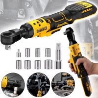 Акумуляторний кутовий гайковерт тріскачка DeWalt DCF512D1 48V безщітковий електроінструмент для відкручування і закручування болтів і гайок 1/2 X-474