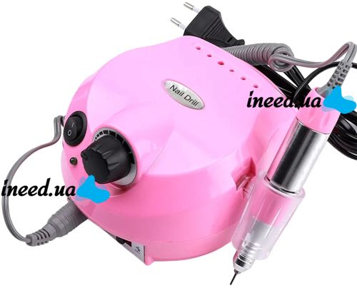 Фрезер для манікюру і педикюру Beauty Nail Dm - 202 35000 об/хв апарат для обробки нігтів з насадками 6 в 1 манікюрний апаратний набір з фрезами