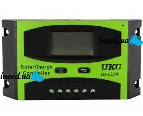 Сонячний контролер UKC LD-510A 10A c Lcd дисплеєм Solar Charge controller для сонячних панелей установок