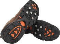 Ice walkers with prefabricated spikes for shoes size 36-45, rubber pads from ice, shoe ladders with metal spikes for walking on ice