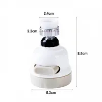 Universal swivel nozzle on the faucet Universal Splashproof Head for saving and adjusting water Aerator on the mixer with 360 degree rotation
