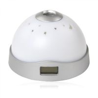 Часы с проектором на потолок, ночник с проекционными часами Night light 2091 Часы-Ночник звездное небо