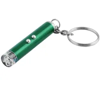 LED Laser Pointer Pathfinder SL-9617 2in1 Red Laser with Battery Keychain, Laser Designator Flashlight 2LED MXKPG-003 7cm with Keychain