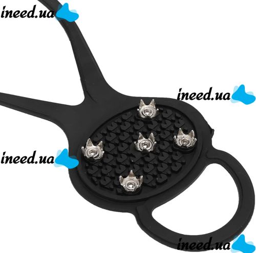 Ice walkers with prefabricated spikes for shoes size 36-45, rubber pads from ice, shoe ladders with metal spikes for walking on ice