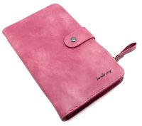 Жіночий гаманець клатч Baellerry Miracle JC224 Pink з відділенням для телефону, жіноче портмоне на 17 відділень для купюр і монет Рожевий