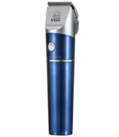 Професійна бездротова машинка для стрижки тварин VGR V-098 Pro акумуляторна для грумінгу собак і кішок 2 швидкості 4 насадки з індикатором