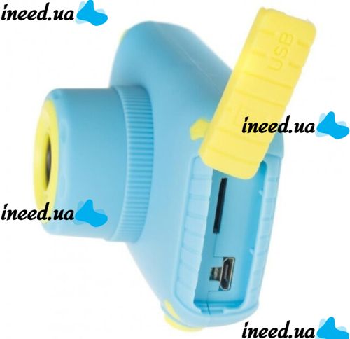 Children's Rechargeable Camera DVR Baby Camera XL-500R Bunny, Children's Digital Camera 7688 600mAh, Digital Camera for Children Blue