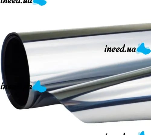 Самоклеящаяся зеркальная пленка для окон Proffilms Silver 20 3м x 60 см для защиты от солнечных лучей, Тонировочная 300x60см от солнца на окна