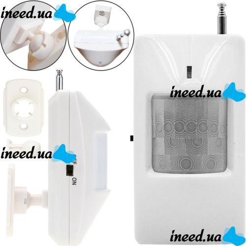 Wireless Wall Mounted IR Motion Sensor for GSM Alarm PIR Detector HW 01 with 110 Degree Viewing Angle HW-01 Ignoring Animals White