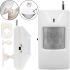 Wireless Wall Mounted IR Motion Sensor for GSM Alarm PIR Detector HW 01 with 110 Degree Viewing Angle HW-01 Ignoring Animals White