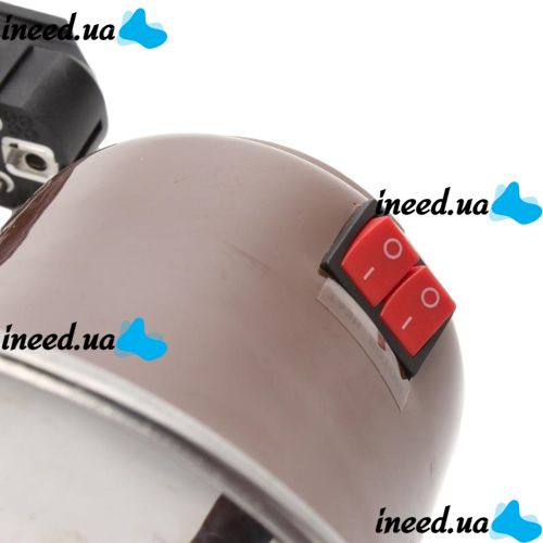 Шоколадный фонтан Фондю Mini Chocolate Fondue Fountain LY-280 на 2 яруса 60W, Фондюшница мини фонтан для шоколада из пищевой нержавейки, Коричневый