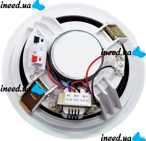 Ceiling Speakers UKC CS-5500BM 6W Waterproof Ceiling Acoustics Stereo Speaker for Ceiling Mounting CS 5500 5.5" for Home White
