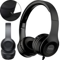 Overhead Wired Headphones with Microphone Hoco Graceful Charm W21, Full-size Gaming Headphones for Computer and Phone with Headset 96430