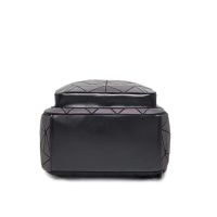 Bao Bao Geometric Issey Miyake triangles women's glowing holographic fluorescent chameleon backpack, Fashionable Bao Bao Geometric Briefcase