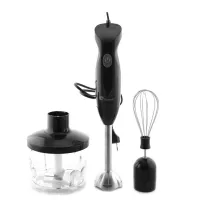 Submersible Hand Blender DOMOTEC MS-5103 Black 500W 3 in 1 Universal Black Domotec, Electric whisk, chopper with bowl