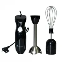 Submersible Hand Blender DOMOTEC MS-5103 Black 500W 3 in 1 Universal Black Domotec, Electric whisk, chopper with bowl