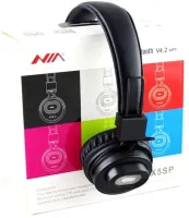 Wireless Bluetooth Stereo Headphones Nia X5SP Foldable Stereo Headphones 5 in 1 with Microphone, MP3 Player, Bluetooth FM Radio, Speaker for Phone