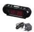 VST-716 electronic table clock with red backlight 170*50*50 mm delay alarm