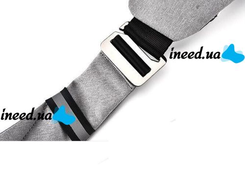 Тактическая нагрудная сумка мессенджер Cross Body однолямочная, Водонепроницаемая мужская барсетка через плечо, Сумка Кросс боди, Серая