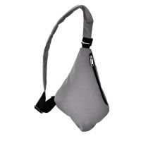 Тактическая нагрудная сумка мессенджер Cross Body однолямочная, Водонепроницаемая мужская барсетка через плечо, Сумка Кросс боди, Серая