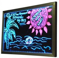 Рекламная светящаяся LED доска 400х600 ( флуоресцентная ) 400 х 600 fluorecent board 40*60