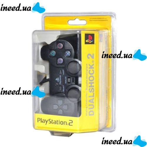 Wired Joystick PS2 GamePad DualShock Sony PlayStation 2 Gamepad for Play Station 2 (Sony) Black Black