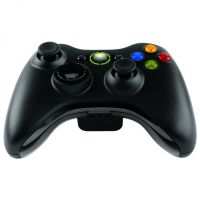 Проводной джойстик Microsoft Xbox 360 Black Оригинал Черный