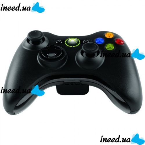 Проводной джойстик Microsoft Xbox 360 Black Оригинал Черный