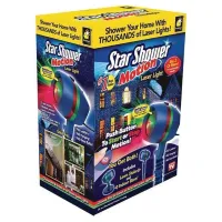 Кольоровий вуличний лазерний проектор Star Shower Motion Laser Light для прикраси будинку і вулиці, Новорічна Вулична лазерна підсвітка 12 програм