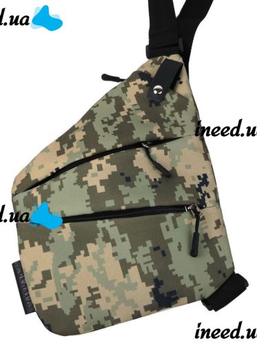 Tactical Chest Bag Messenger Cross Body Single-strap, Waterproof Men's Crossbody Bag, Cross Body Holster, Pixel