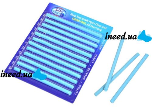 Палочки от засора слива раковины Sani Sticks, от засоров канализации