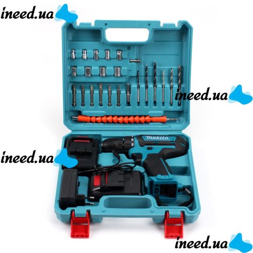 Makita DF550DWE 24V 5AH Li-Ion cordless screwdriver + Spare battery in a case and a set of tools wireless impact DDF453RFE