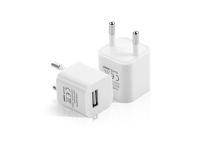 USB Adapter - Charging White 220V 1A Cube, Power supply