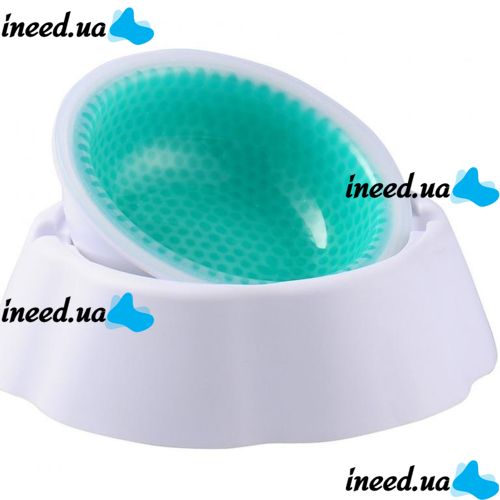 Охолоджуюча миска для води для домашніх тварин Frosty Bowl для собак і котів